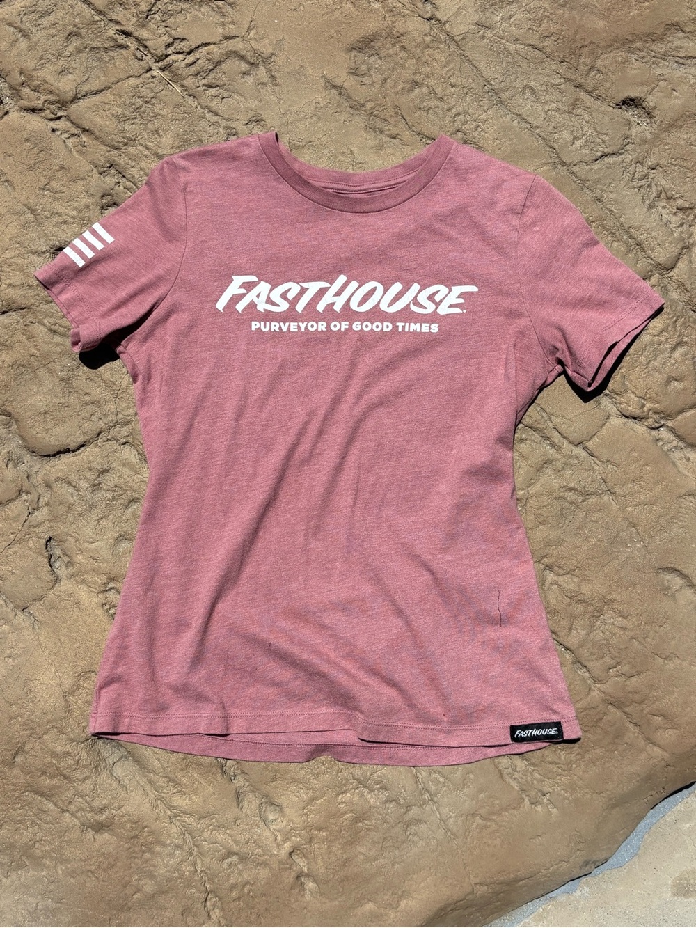 Fasthouse Women's Short-Sleeve Crewneck Tee in Dusty Rose